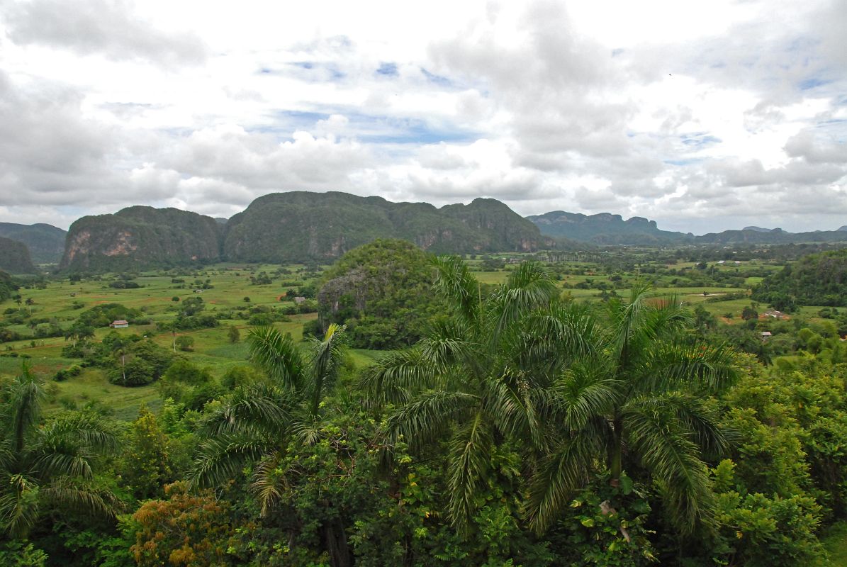 22 Cuba - Vinales Valley - Vinales Valley and Mogotes from a lookout above the valley floor